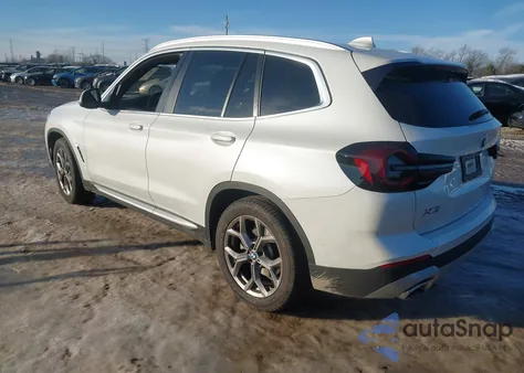 2022 BMW X3 xDrive30I from USA, damaged, VIN 5UX53DP06N9H43602